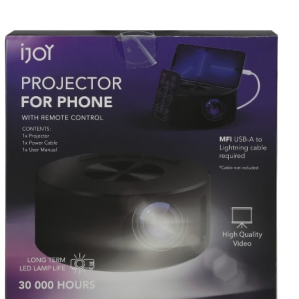 Ijoy projector for iPhone NIB